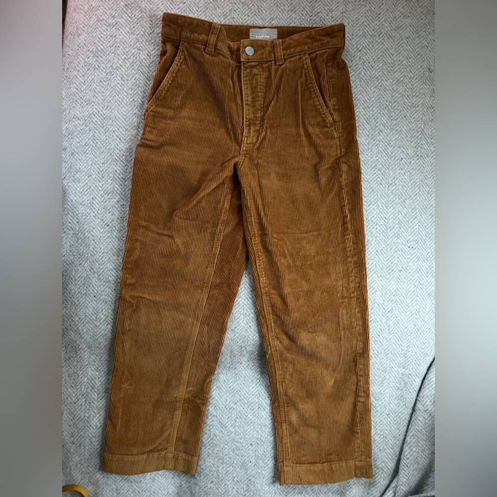 Everlane The Corduroy Straight Leg Crop Pants Size 4